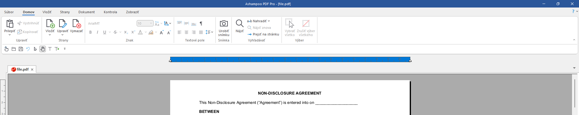 Ahsampoo PDF Pro 4 Domov